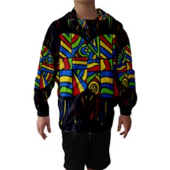 Colorful Bang Hooded Wind Breaker (kids) by Valentinaart