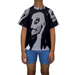 Horror Kid s Short Sleeve Swimwear by Valentinaart