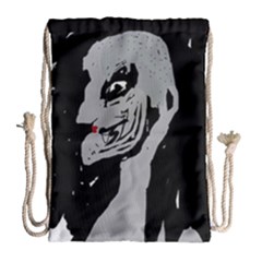 Horror Drawstring Bag (large) by Valentinaart