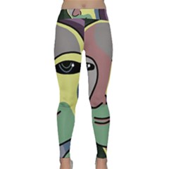 Lady Yoga Leggings  by Valentinaart