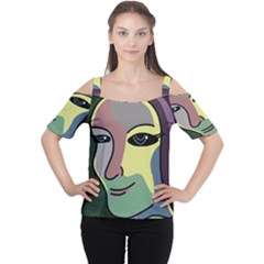 Lady Women s Cutout Shoulder Tee