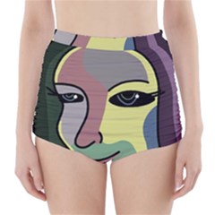 Lady High-waisted Bikini Bottoms