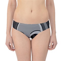 Lady - Gray Hipster Bikini Bottoms by Valentinaart