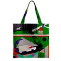 Trip Zipper Grocery Tote Bag View2