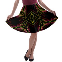 Gtgtj67ujirrfgerge A-line Skater Skirt