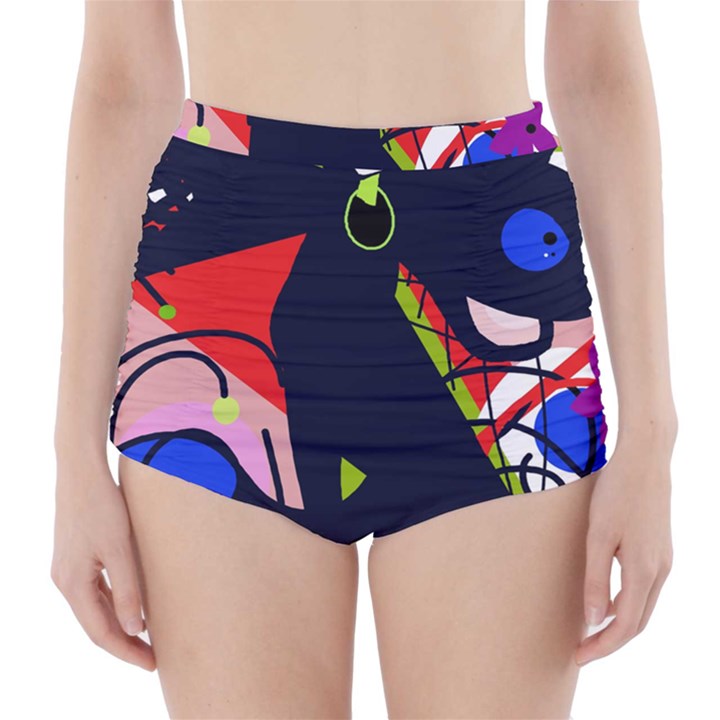 Gift High-Waisted Bikini Bottoms