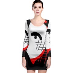 Revolution Long Sleeve Bodycon Dress by Valentinaart