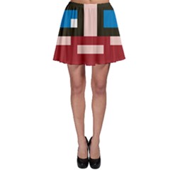 Cartoon Avatar People Skater Skirt