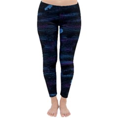 Blue Moonlight Winter Leggings  by Valentinaart