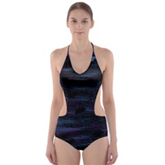 Blue Moonlight Cut-out One Piece Swimsuit