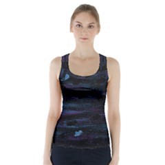 Blue Moonlight Racer Back Sports Top