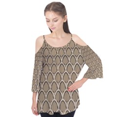 Gold Arches Flutter Sleeve Tee 