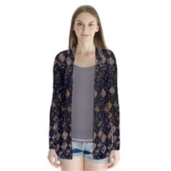 Winchester Tiles Drape Collar Cardigan