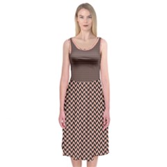 Modern Geometry Midi Sleeveless Dress by Contest2508689