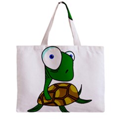 Turtle Zipper Mini Tote Bag by Valentinaart