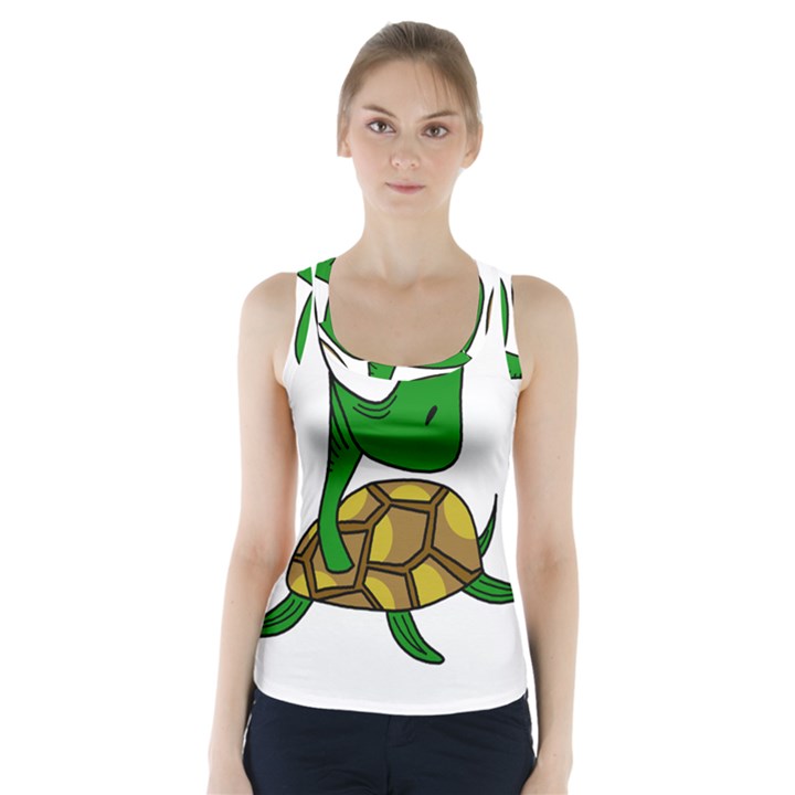 Turtle Racer Back Sports Top