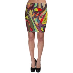 Colorful Dream Bodycon Skirt by Valentinaart