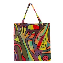 Colorful Dream Grocery Tote Bag by Valentinaart