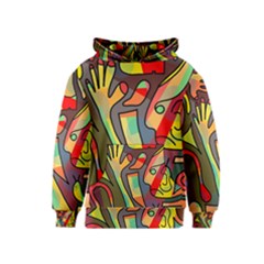 Colorful Dream Kids  Pullover Hoodie by Valentinaart