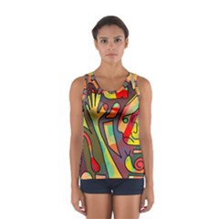 Colorful Dream Women s Sport Tank Top 