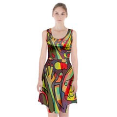 Colorful Dream Racerback Midi Dress