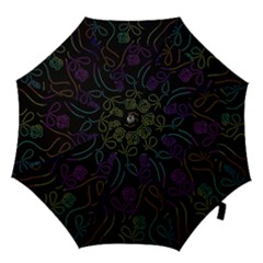 Flowers - Pattern Hook Handle Umbrellas (large)