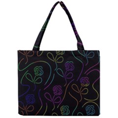 Flowers - Pattern Mini Tote Bag by Valentinaart