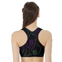 Flowers - pattern Sports Bra with Border View2