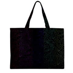 Colorful Elegant Pattern Zipper Mini Tote Bag by Valentinaart