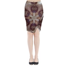 Painted Woodland Midi Wrap Pencil Skirt by DeneWestUK