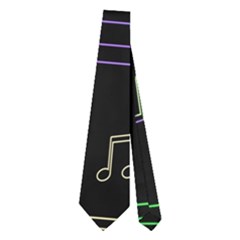 Music Pattern Neckties (two Side)  by Valentinaart