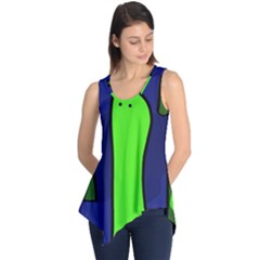 Green Snakes Sleeveless Tunic