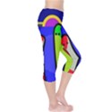 Colorful snakes Capri Leggings  View4