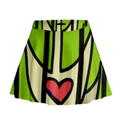 Duck Mini Flare Skirt