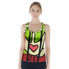 Duck Racer Back Sports Top