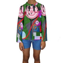 Party Kid s Long Sleeve Swimwear