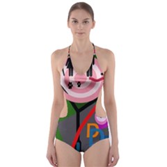 Party Cut-out One Piece Swimsuit