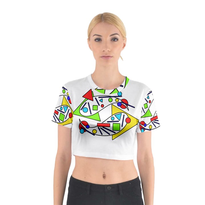 Catch me Cotton Crop Top