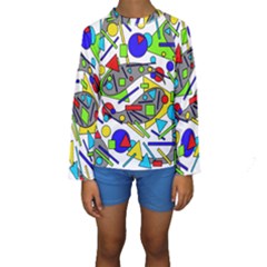 Find It Kid s Long Sleeve Swimwear by Valentinaart