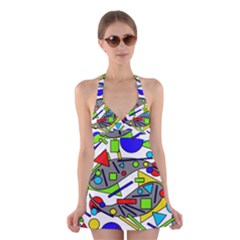 Find It Halter Swimsuit Dress