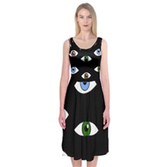 Look At Me Midi Sleeveless Dress