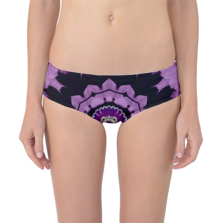 Decorative Leaf On Paper Mandala Classic Bikini Bottoms