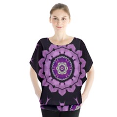 Decorative Leaf On Paper Mandala Blouse