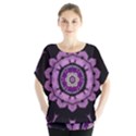 Decorative Leaf On Paper Mandala Blouse View1