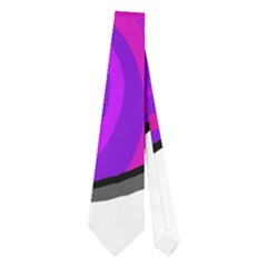 Purple Graffiti Neckties (two Side)  by Valentinaart