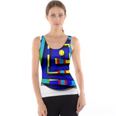 Maze Tank Top by Valentinaart