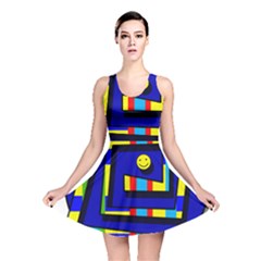 Maze Reversible Skater Dress by Valentinaart