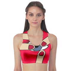 Poke In The Eye Sports Bra by Valentinaart