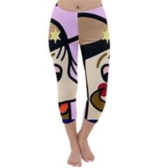 Police Capri Winter Leggings 