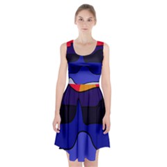 Waves Racerback Midi Dress